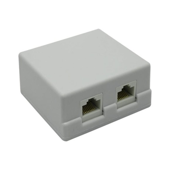 Розетка 5Bites rj45 / 5e / 2ports LY-SB02-A