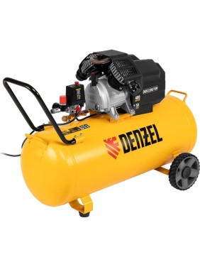 Воздушный компрессор DENZEL DKV2200/100,Х-PRO 2.2 кВт, 400 л/мин, 100л 58079