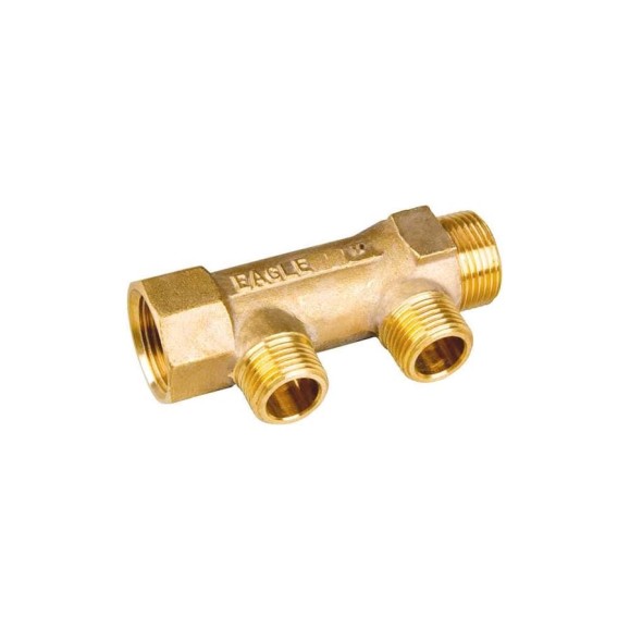 Коллектор со штуцером BYR PEX с наружной резьбой 1"-Т4-1/2" 2534