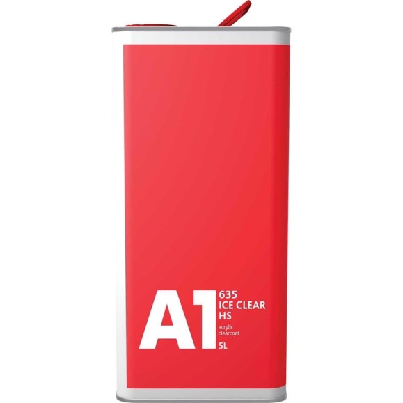 Лак A1 635 ICE CLEAR HS 5л +2,5л, в компл. с отвердителем 635IC-7500 Лак A1 635 ICE CLEAR HS 5л +2,5л, в компл. с отвердителем 635IC-7500