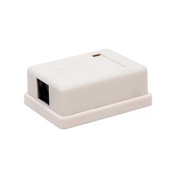 Настенная компьютерная розетка Filum 6 кат, 1 х rj-45/8p8c, 110/krone FL-NA-SOCKET6-1