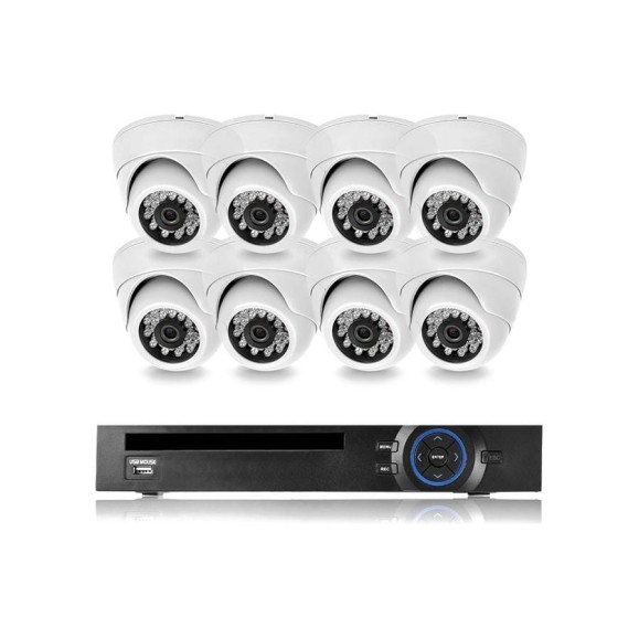 Комплект видеонаблюдения PS-link ip 5мп kit- a508ip-poe 8 камер для помещения с poe питанием 2618