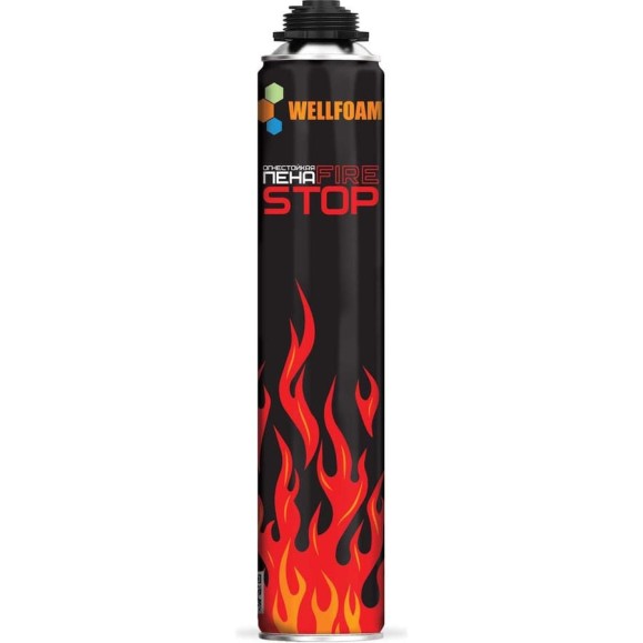 Огнестойкая монтажная профессиональная пена WELLFOAM FIRESTOP WFFSTP