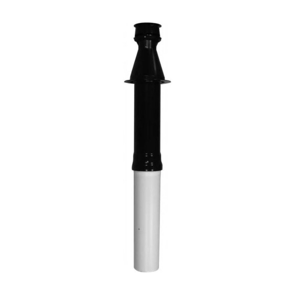 Вертикальный наконечник для коаксиальных трубы Baxi диам.80/125 мм, общая длина 1155 мм, длина наконечника 262 мм- антиоблединительное исполнение KUG7 KUG71413591-