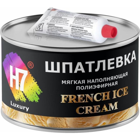 Мягкая наполняющая полиэфирная шпатлевка H7 French Ice Cream 1 л (1.86 кг) 771782