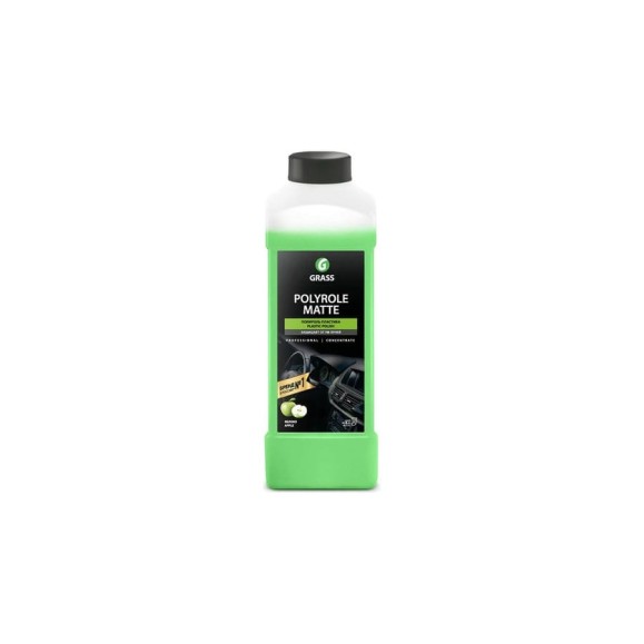 Полироль-очиститель пластика матовый Grass Polyrole Matte, яблоко, канистра 1 л 110479 Полироль-очиститель пластика матовый Grass Polyrole Matte, яблоко, канистра 1 л 110479