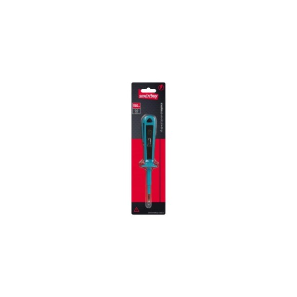 Индикаторная отвертка Smartbuy 150 мм, до 500В, шлицевая tools/120 SBT-SCT-T150P2 Индикаторная отвертка Smartbuy 150 мм, до 500В, шлицевая tools/120 SBT-SCT-T150P2