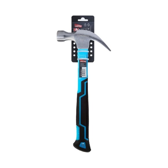 Столярный молоток с гвоздодером с плексигласовой рукояткой Smartbuy 680 г, tools SBT-GHN-680p2