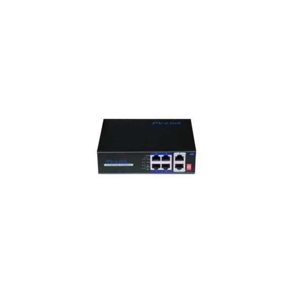 Poe коммутатор PV-link pv-poe04f2wd 6 портовый с 4 портами poe 2066