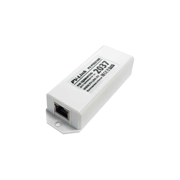 Poe удлинитель PV-link pv-poe01me передача данных и питания на 140 м 2037