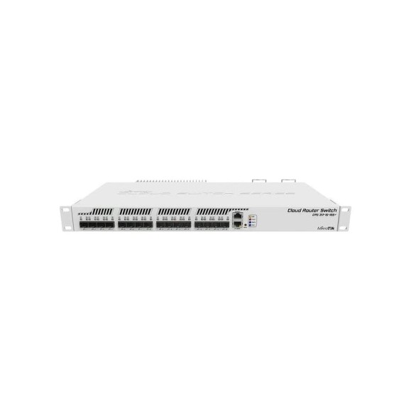Коммутатор Mikrotik 16х sfp+, 1x1g rj45, swos или routeros CRS317-1G-16S+RM