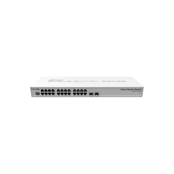 Коммутатор Mikrotik cloud router switch 326-24g-2s+rm with routeros l5, 1u rackmount enclosure CRS326-24G-2S+RM