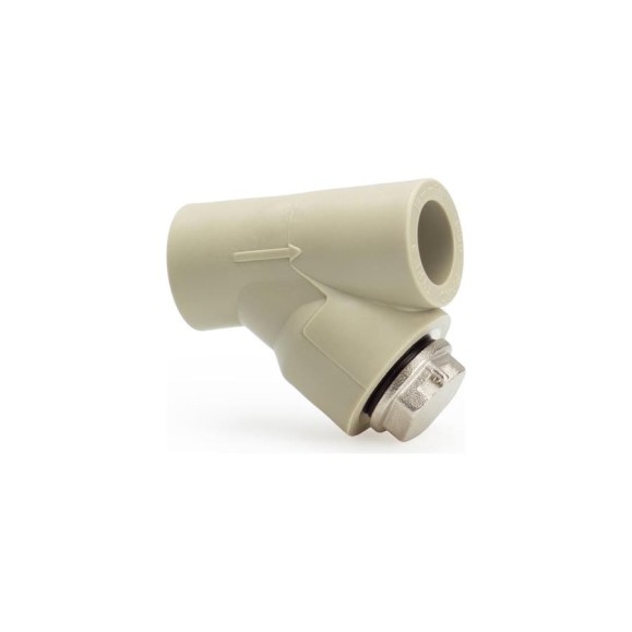 Фильтр LAMMIN ppr 20 косой 80/20 серый Lm31091000020G Фильтр LAMMIN ppr 20 косой 80/20 серый Lm31091000020G