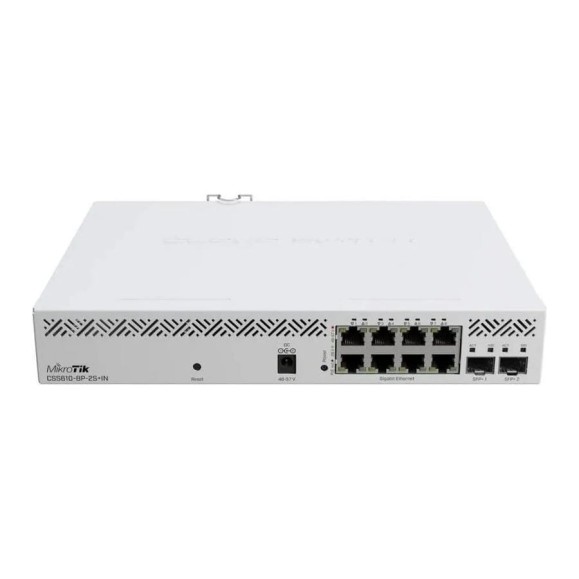 Poe-коммутатор Mikrotik 8x1g rj45, 2х sfp+, раздача poe 140 вт, switchos lite CSS610-8P-2S+IN Poe-коммутатор Mikrotik 8x1g rj45, 2х sfp+, раздача poe 140 вт, switchos lite CSS610-8P-2S+IN
