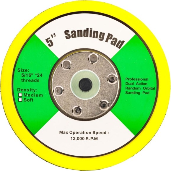 Шлифовальная подошва с липучкой sanding pad 5 дюймов 125 мм Elsilber EL-ASP0005 Шлифовальная подошва с липучкой sanding pad 5 дюймов 125 мм Elsilber EL-ASP0005
