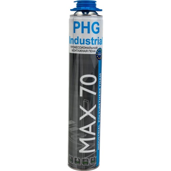 Профессиональная монтажная пена под пистолет PHG Industrial MAX 70 970 ml 612284