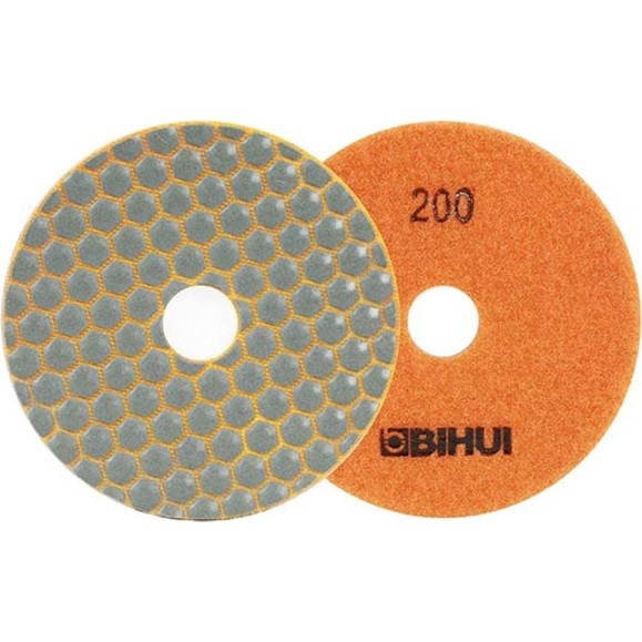 Круг алмазный гибкий шлифовальный (черепашка) 100 мм, №200 BIHUI DPP420 Круг алмазный гибкий шлифовальный (черепашка) 100 мм, №200 BIHUI DPP420