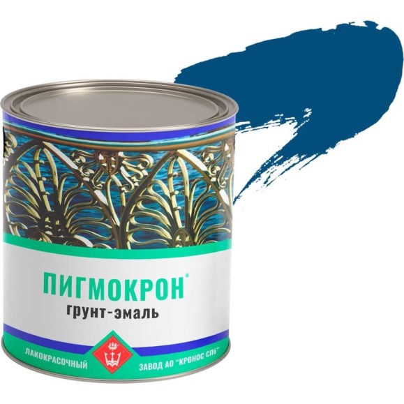 Грунт-эмаль Пигмокрон (синий RAL 5010; банка 2.5 кг) 4605578000030 Грунт-эмаль Пигмокрон (синий RAL 5010; банка 2.5 кг) 4605578000030
