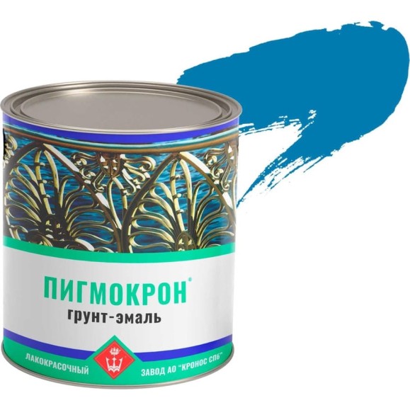 Грунт-эмаль Пигмокрон (голубой ral 5015, банка - 2,5 кг) 4605578000887 Грунт-эмаль Пигмокрон (голубой ral 5015, банка - 2,5 кг) 4605578000887