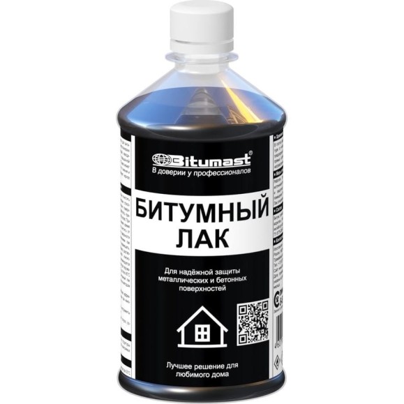 Битумный лак, 0.5 л Bitumast 4607952900288