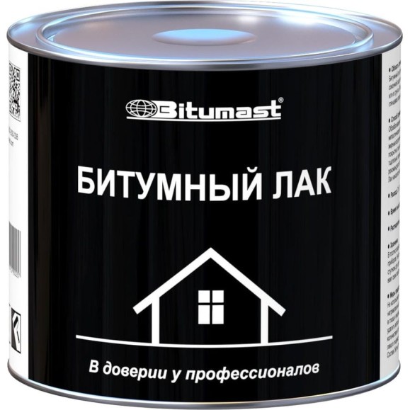 Битумный лак, 2 л Bitumast 4607952900257 Битумный лак, 2 л Bitumast 4607952900257