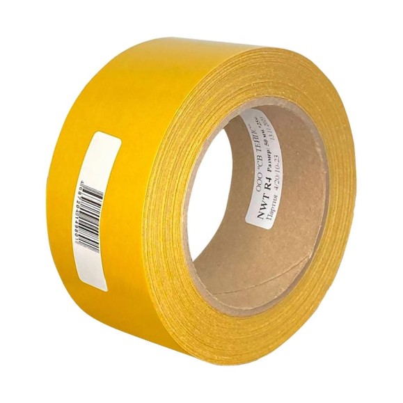 Двусторонняя липкая лента на неткано-бумажном носителе SV Tapes 7551 NWT R4, 50 мм, 25 м, каучук 755150.25 Двусторонняя липкая лента на неткано-бумажном носителе SV Tapes 7551 NWT R4, 50 мм, 25 м, каучук 755150.25
