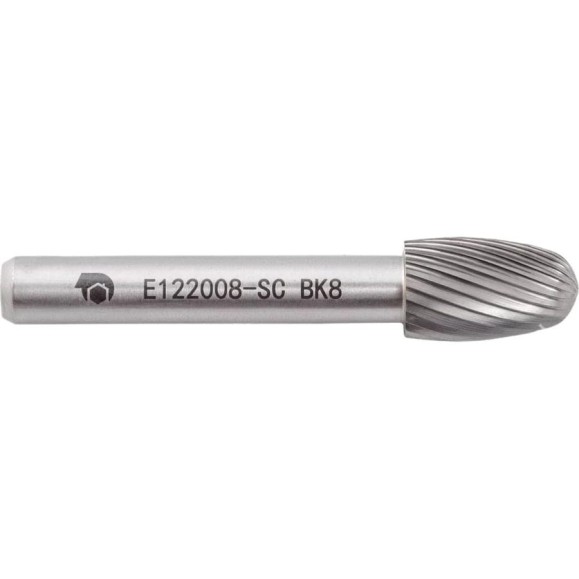 Бор-фреза с одинарной насечкой E122008-SC ВК8 SDW TOOLS CU00227 Бор-фреза с одинарной насечкой E122008-SC ВК8 SDW TOOLS CU00227