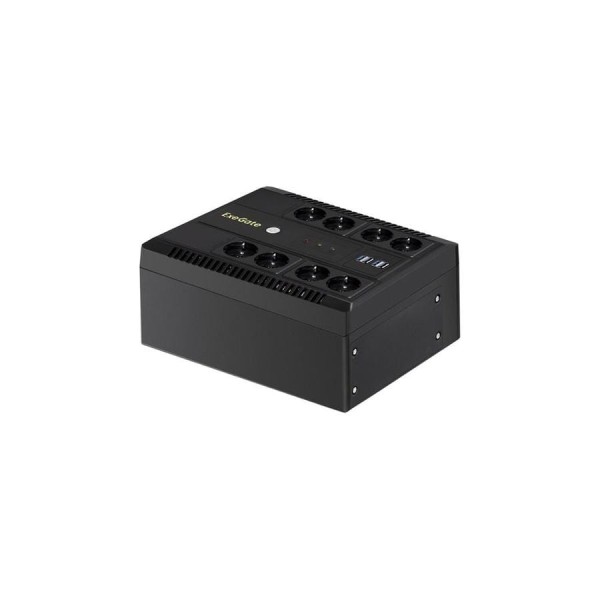 ИБП ExeGate NEO NNB-1000.LED.AVR.8SH.CH 1000VA 650W, LED, AVR, 8*Schuko, 4*USB-порта для зарядки, Black 293855