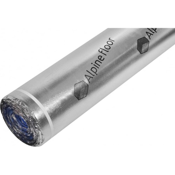 Подложка Alpine Floor silver foil blue eva, 1,5 мм, 10 м2 SF02