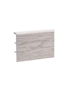 Напольный плинтус Alpine Floor ПВХ, rico concept, 80 мм, 2,2 м, ясень арктик RC80010