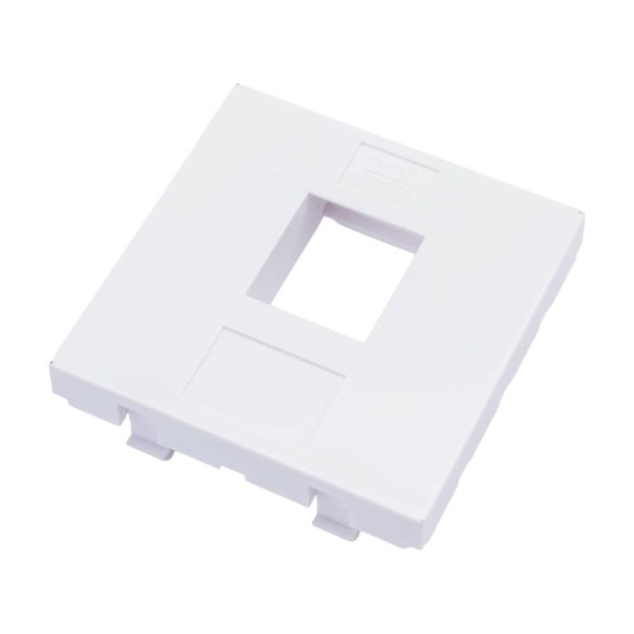 Адаптер DATAREX mosaic 45x45 мм для модуля keystone 1 порт белый DR-5301