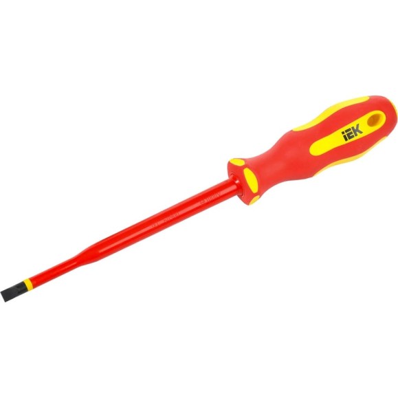 Отвертка IEK Arma2l 5 диэлектрическая slim sl6,5x150 т2 A2L5-SC31-T2-SL-65-150 Отвертка IEK Arma2l 5 диэлектрическая slim sl6,5x150 т2 A2L5-SC31-T2-SL-65-150