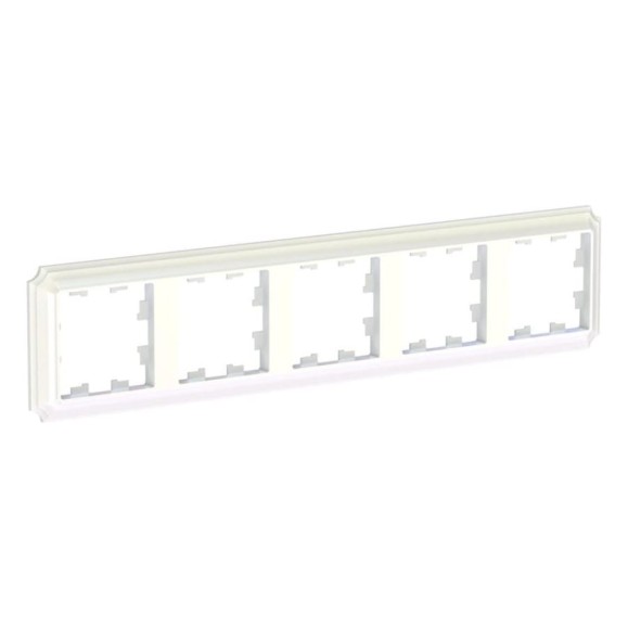 5-постовая, универсальная рамка Systeme Electric Atlasdesign antique жемчуг ATN100405