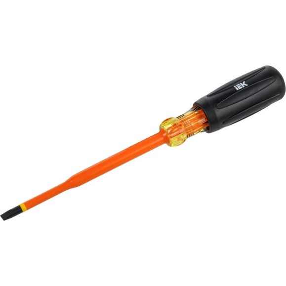 Отвертка IEK Arma2l 5 диэлектрическая slim sl5,5x125 т3 A2L5-SC31-T3-SL-55-125