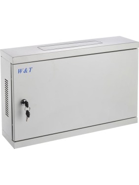 Настенныйй шкаф W&T 19 дюймов, серый WT-2328-2U