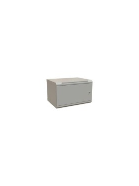 Настенный шкаф WRLine WR-TW-0645-SR-RAL7035 19-дюймовый (19"), 6U, 367x600x450, цельнометаллическая дверь с замком, Цвет серый (RAL 7035) (разобранный) 520993