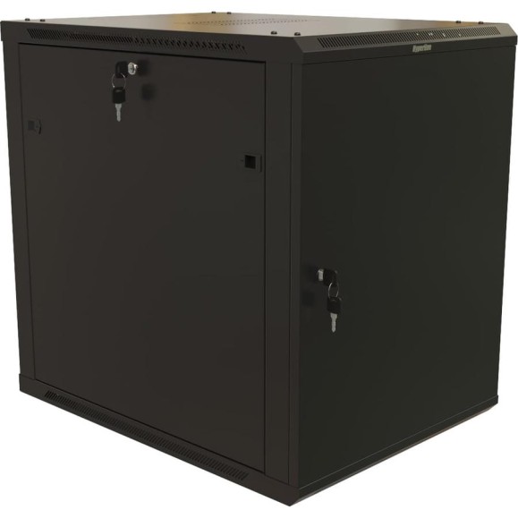 Настенный шкаф Hyperline TWB-1568-SR-RAL9004 19-дюймовый (19"), 15U, 775x600x800, металлическая передняя дверь с замком, две боковые панели, Цвет черный (RAL 9004) (разобранный) 480827 Настенный шкаф Hyperline TWB-1568-SR-RAL9004 19-дюймовый (19"), 15U, 775x600x800, металлическая передняя дверь с замком, две боковые панели, Цвет черный (RAL 9004) (разобранный) 480827
