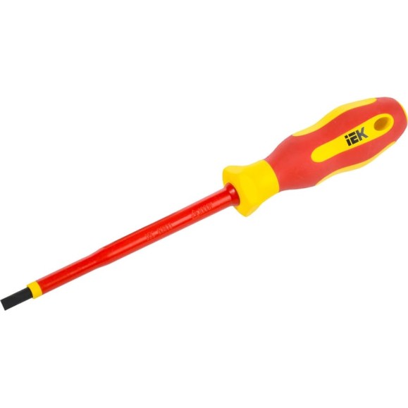Отвертка IEK Arma2l 5 диэлектрическая sl5,5x125 т2 A2L5-SC30-T2-SL-55-125