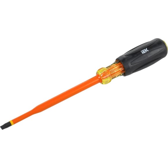 Отвертка IEK Arma2l 5 диэлектрическая slim sl6,5x150 т3 A2L5-SC31-T3-SL-65-150