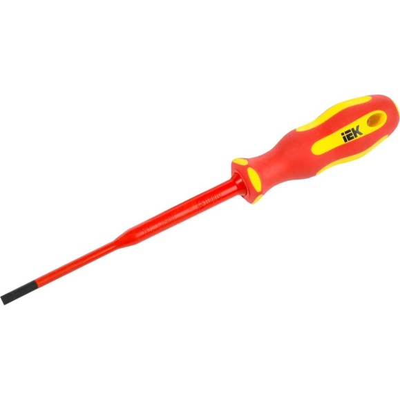 Отвертка IEK Arma2l 5 диэлектрическая slim sl3,5x100 т2 A2L5-SC31-T2-SL-35-100 Отвертка IEK Arma2l 5 диэлектрическая slim sl3,5x100 т2 A2L5-SC31-T2-SL-35-100