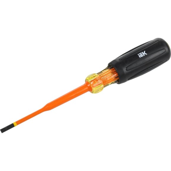 Отвертка IEK Arma2l 5 диэлектрическая slim sl4,0x100 т3 A2L5-SC31-T3-SL-40-100 Отвертка IEK Arma2l 5 диэлектрическая slim sl4,0x100 т3 A2L5-SC31-T3-SL-40-100