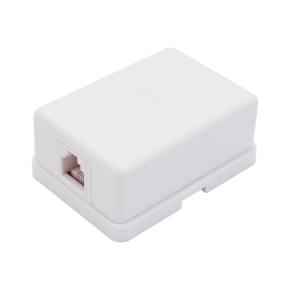 Настенная розетка IEK ITK RJ12, категория 3 UTP, 1-порт CS2-3C3U-12