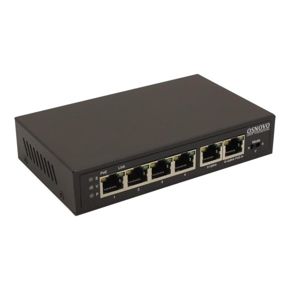 PoE Коммутатор/ удлинитель OSNOVO SW-20600/D Fast Ethernet на 6 портов с питанием по PoE sct1258