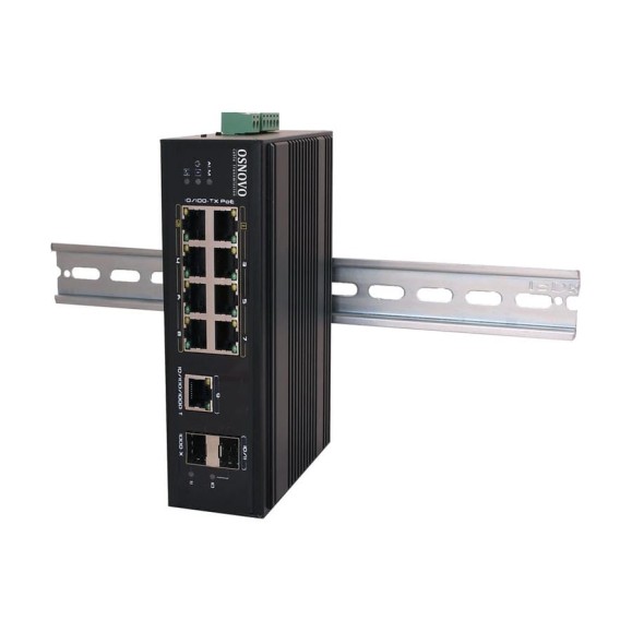 Промышленный PoE коммутатор OSNOVO SW-60812/I на 11 портов sct1312