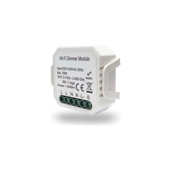 Одноканальное Wi-Fi реле-диммер DENKIRS RL1000 RL1003-DM