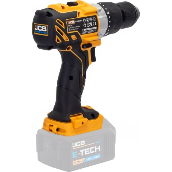 Дрель-шуруповерт JCB аккумуляторная 18V, max 65Nm, без аккумулятора JCB-18BLDD-B-E(57242) Дрель-шуруповерт JCB аккумуляторная 18V, max 65Nm, без аккумулятора JCB-18BLDD-B-E(57242)