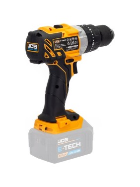 Дрель-шуруповерт JCB аккумуляторная 18V, max 65Nm, без аккумулятора JCB-18BLCD-B-E(57243)