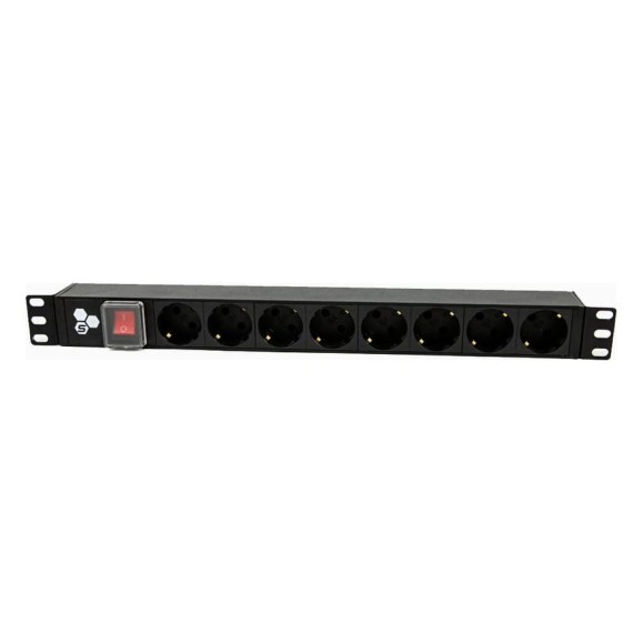 Блок розеток SYSMATRIX 19 PDU 8 розеток, 10 A, гнездо под шнур PD 19.08SCH-IS-1.10 Блок розеток SYSMATRIX 19 PDU 8 розеток, 10 A, гнездо под шнур PD 19.08SCH-IS-1.10