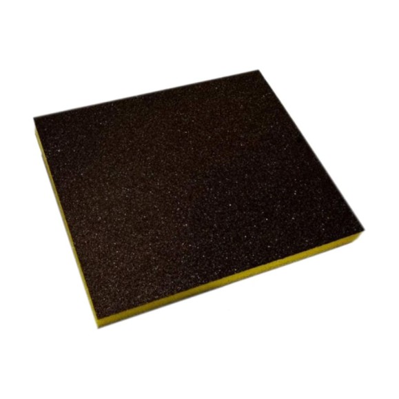 Абразивная губка 7983 siasponge flex 2-сторонняя, 98x120x13 мм, fine, желтая 0070.1247.02 ca Deltatools 06-1834
