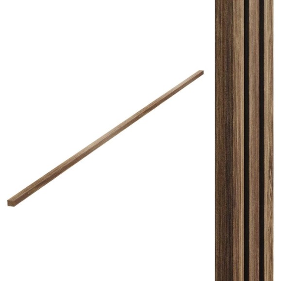 Торцевые планки Wood App орех королевский темный, 2780x27x22 мм 04-02-2780